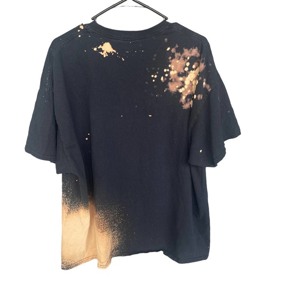 Horizon Notorious B.I.G Shirt Adult XXL 2X Black Bleach Dye King of New York - Picture 2 of 8